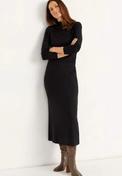 Cellbes of Sweden Figurnära trikåklänning Svart Clearance