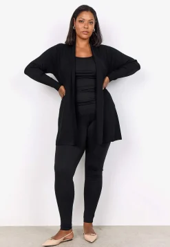 Wasabiconcept Finstickad cardigan Ljusblå Outlet