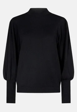 Soyaconcept Finstickad tröja med halvpolo