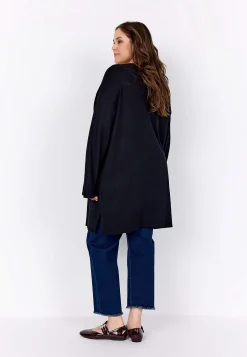 Wasabiconcept Finstickad tröja med v-ringning Discount