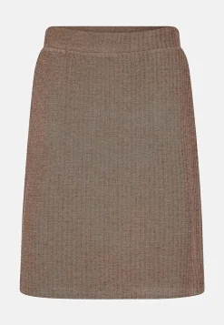 Soyaconcept Fiskbensmönstrad trikåkjol Online