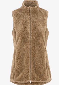 Cellbes of Sweden Fleeceväst med fickor Nougat Online
