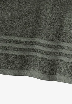 Borganäs Frottéhandduk 50x70 cm Mörkgrön