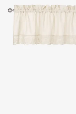 Cellbes of Sweden Gardinkappa med spets Linnebeige