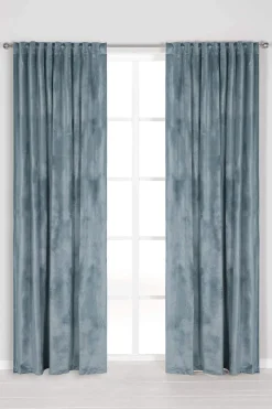 Cellbes of Sweden Gardinlängd sammet 2-pack Grå