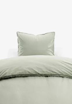 Borganäs Garnfärgat påslakanset 150x210 cm Ljusgrön Online