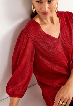 Cellbes of Sweden Glittrig festtopp Mörkröd Best