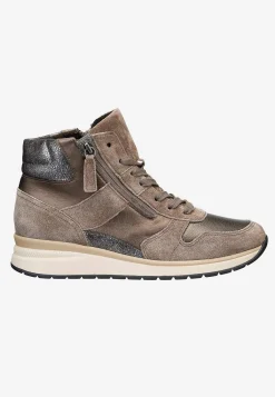 Gabor Hög sneaker Hallux valgus Brun Outlet