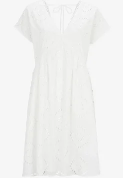 Johanna Toftby x Cellbes Hålbroderad klänningstunika Offwhite New