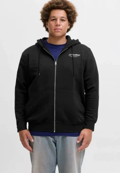 JACK & JONES PLUS Huvtröja med dragkedja Outlet