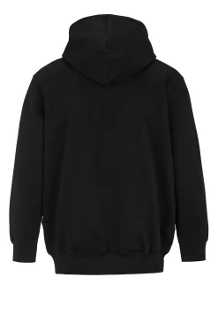 JACK & JONES PLUS Huvtröja med dragkedja Svart Best