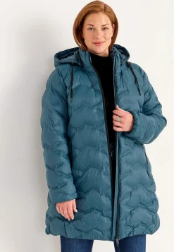 Cellbes of Sweden Jacka med huva Petrol New