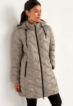 Cellbes of Sweden Jacka med huva Mörk beige