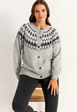 Cellbes of Sweden Jacquardmönstrad cardigan