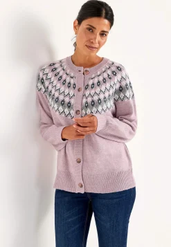 Cellbes of Sweden Jacquardmönstrad cardigan