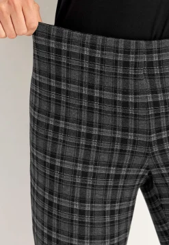 Cellbes of Sweden Jacquardmönstrade leggings Grå / Rutig