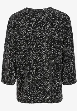 Freequent Jacquardvävd blus Svart / Prickig Online