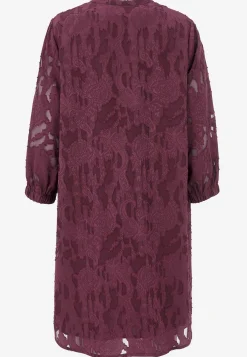 Cellbes of Sweden Jacquardvävd, skir klänning Plommon Clearance