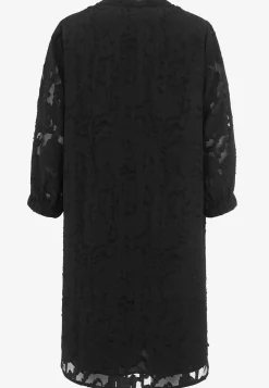 Cellbes of Sweden Jacquardvävd, skir klänning Svart Discount