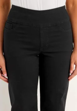 Cellbes of Sweden Jeans med hög resårmidja Elisa Svart denim New