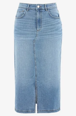 Cellbes of Sweden Jeanskjol med slits fram Discount