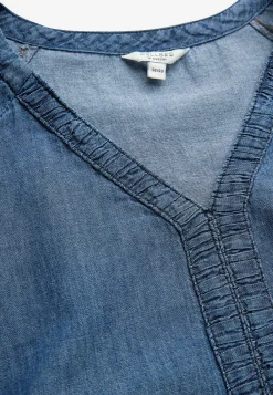 Cellbes of Sweden Jeansklänning med puffärmar Mellanblå Denim Online