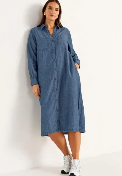 Cellbes of Sweden Jeansklänning med sidofickor Mörkblå / Denim Best