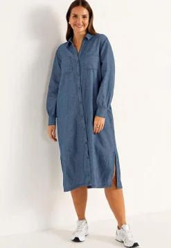 Cellbes of Sweden Jeansklänning med sidofickor Mörkblå / Denim Best