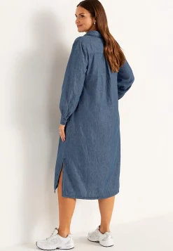 Cellbes of Sweden Jeansklänning med sidofickor Mörkblå / Denim Best