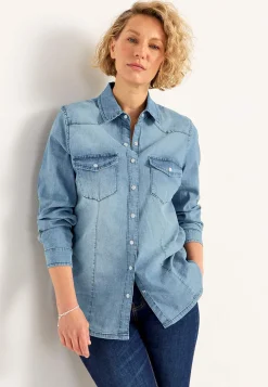 Cellbes of Sweden Jeansskjorta Blå denim Clearance