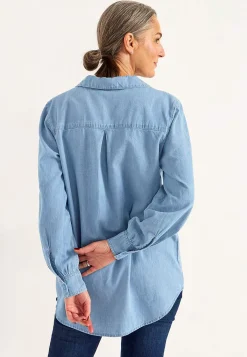 Cellbes of Sweden Jeansskjorta med knappar Ljusblå / Denim New