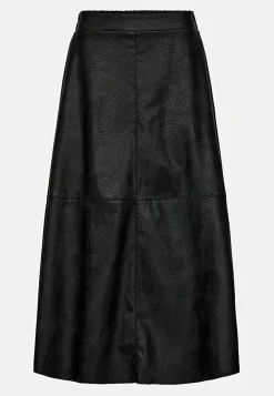 Freequent Kjol i PU med fickor Outlet