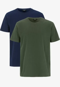 Cellbes of Sweden Klassisk t-shirt 2-pack Marin + Mörkgrön Online