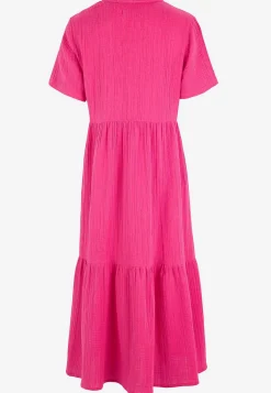 Cellbes of Sweden Klänning i krinklad bomull Online