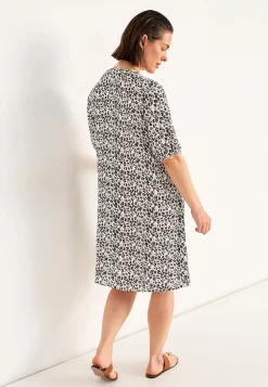 Cellbes of Sweden Klänning i viskoscrêpe Leopard Online