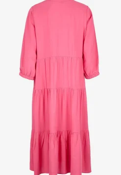 Cellbes of Sweden Klänning med volanger Mörkrosa Online