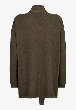 Freequent Knytbar cardigan Brunmelange Sale