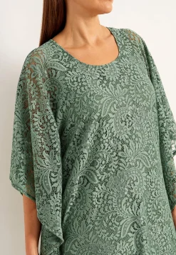 Cellbes of Sweden Kort spetsklänning Khakigrön Discount