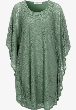 Cellbes of Sweden Kort spetsklänning Khakigrön Discount