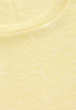 Cellbes of Sweden Kortärmad topp Ljusgul / Melerad New