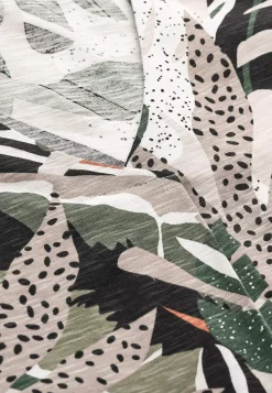 Cellbes of Sweden Kortärmad trikåtunika Beige / Mönstrad Discount