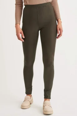 Cellbes of Sweden Leggings i trikå med stretch-twill Nougat