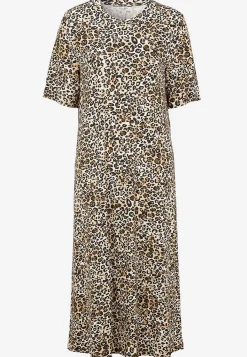 Cellbes of Sweden mönstrad trikåklänning Leopard Outlet