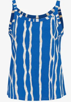 Cellbes of Sweden Linne i ekologisk bomull 2-pack Blå / Mönstrad + Beige Discount