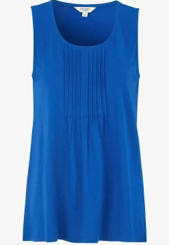 Cellbes of Sweden Linne med dekorativa stråveck Blå Outlet