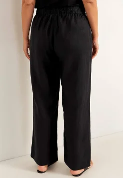 Cellbes of Sweden Linnebyxa Premium med vida ben Svart