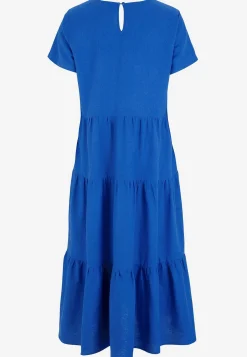 Cellbes of Sweden Linneklänning med volanger Hot