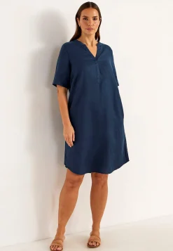 Cellbes of Sweden Linneklänning Premium Marin Discount