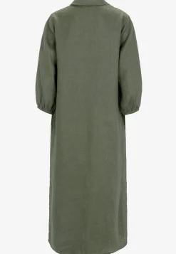 Cellbes of Sweden Linneklänning Premium Khakigrön Discount