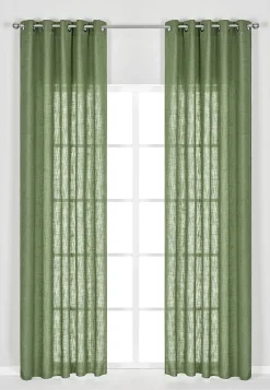 Fondaco Öljettlängder med linnekänsla 2-pack Grön Hot